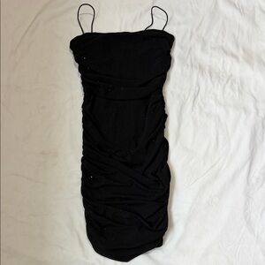 Windsor Black Sequin Bodycon Dress